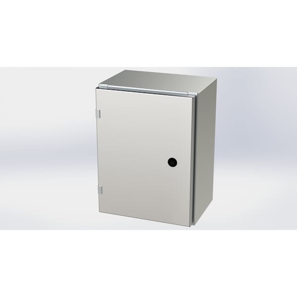 1/4 Turn Latch Electrical Enclosures, 16 in H, 8 in D, 12 in W, NEMA 3R, 4, 4X, 12, 13